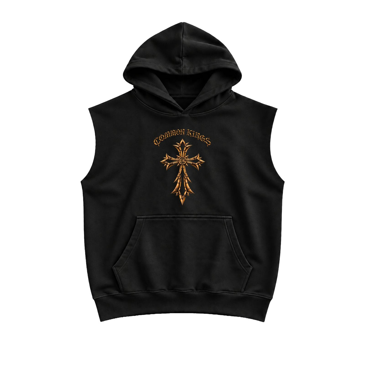 Bamboo Cross C/O Hoodie - Pigment Black