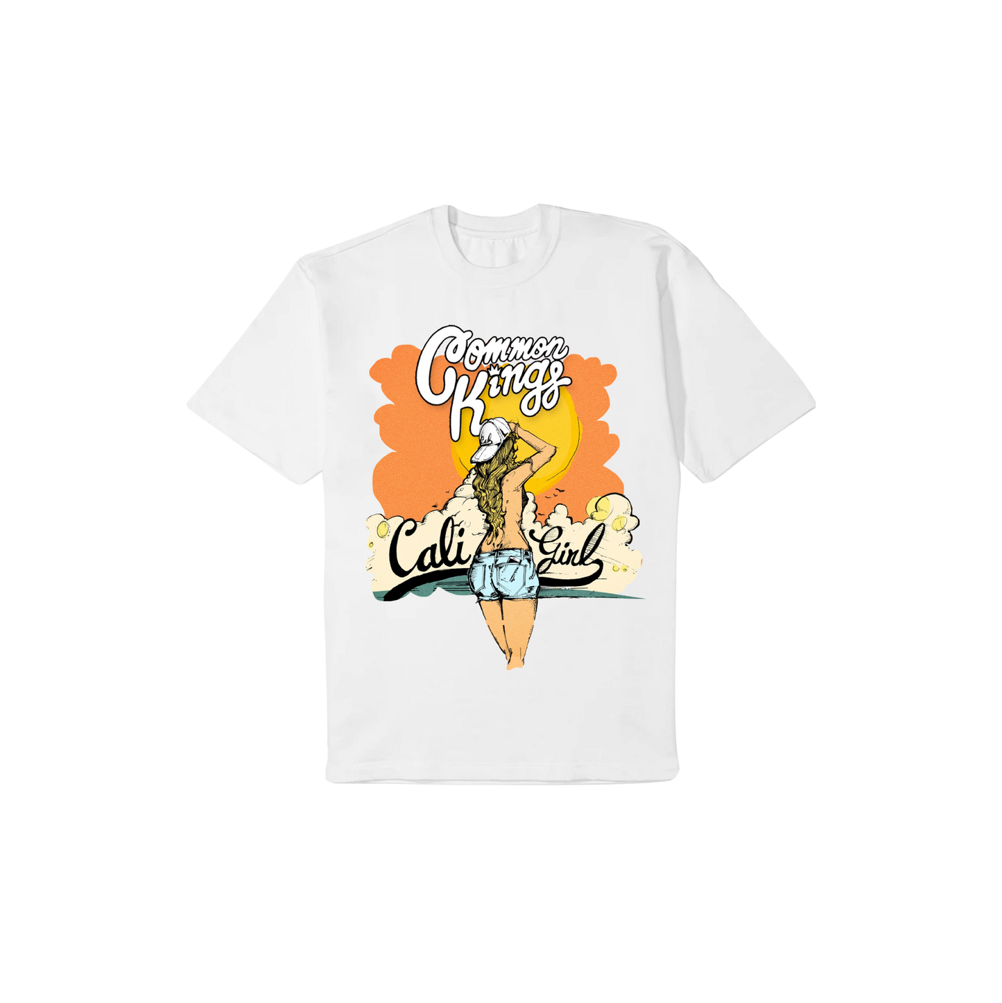 CALI GIRL TEE - WHT