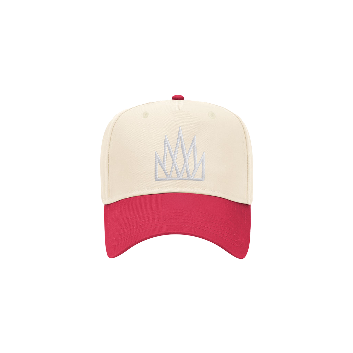 NEW!! The Crown Classic Cap - Red/Ntrl/Wht
