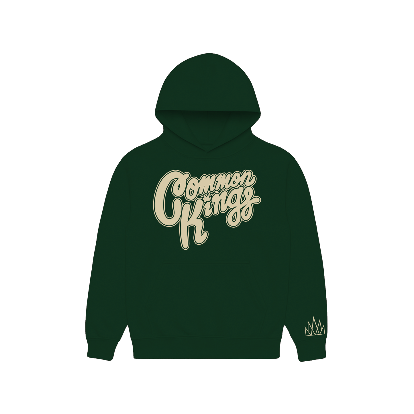 Cream Logo Hoodie - Green