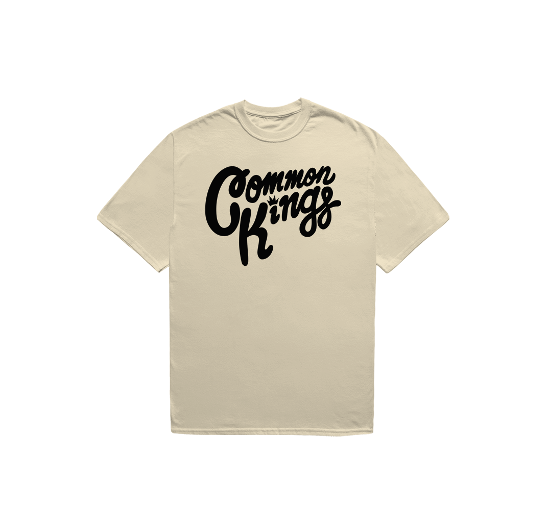 OG LOGO TEE - BONE/BLK