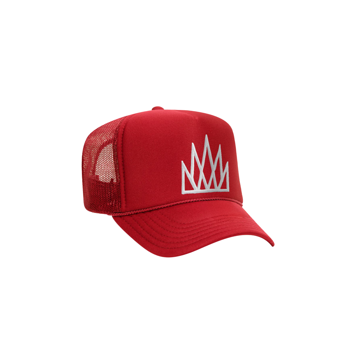 NEW!! Crown Trucker Hat (Red)