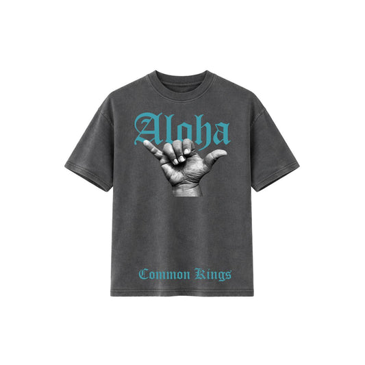 Aloha Tee - Pigment Black / Blue
