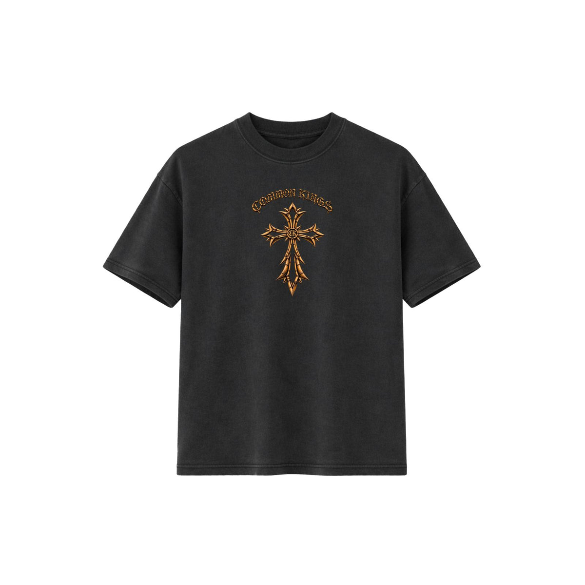 Bamboo Cross Tee - Black