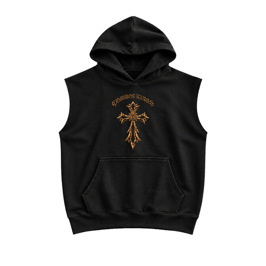 Bamboo Cross C/O Hoodie - Pigment Black