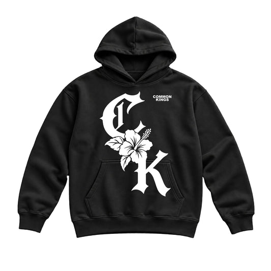 CK Flower Hoodie - Black