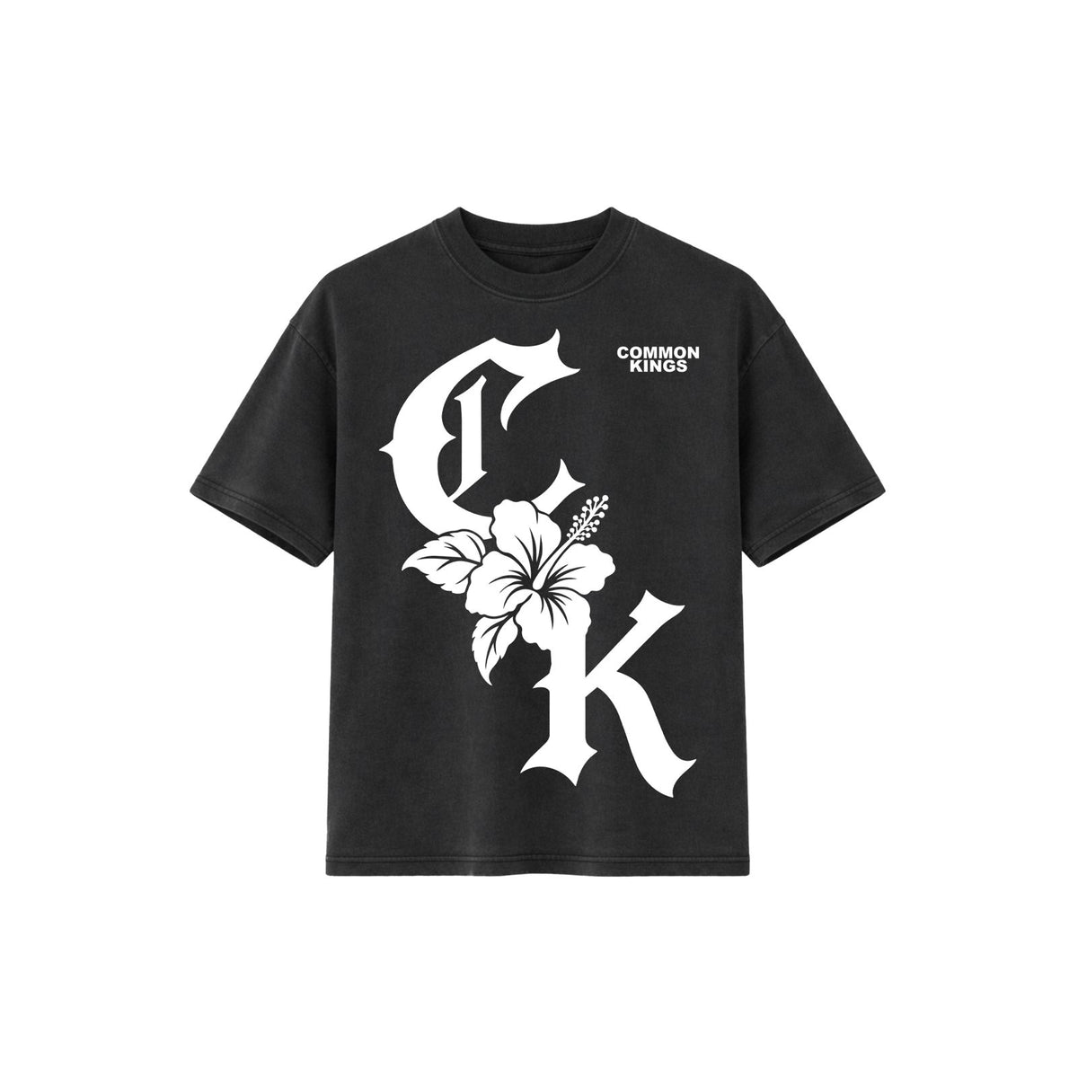 CK Flower Tee - Black