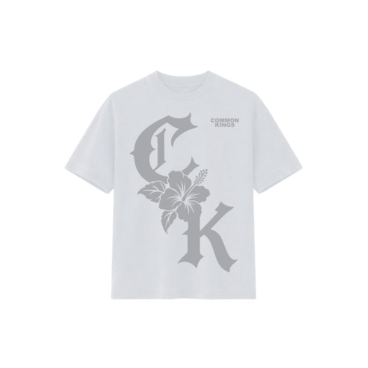 CK Flower Tee - White