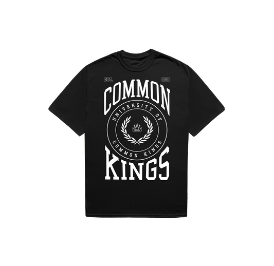 UNIVERSITY TEE - BLK