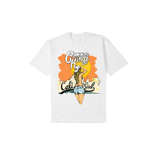 CALI GIRL TEE - WHT