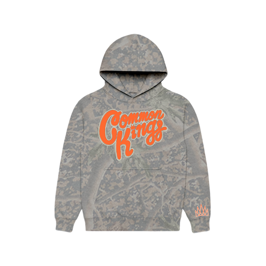 Cream Logo Hoodie - Camo Creamsicle