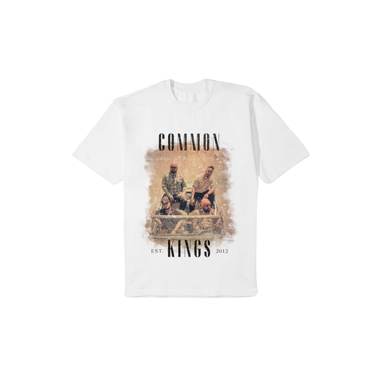 COMMON KINGS BAND TEE - WHT