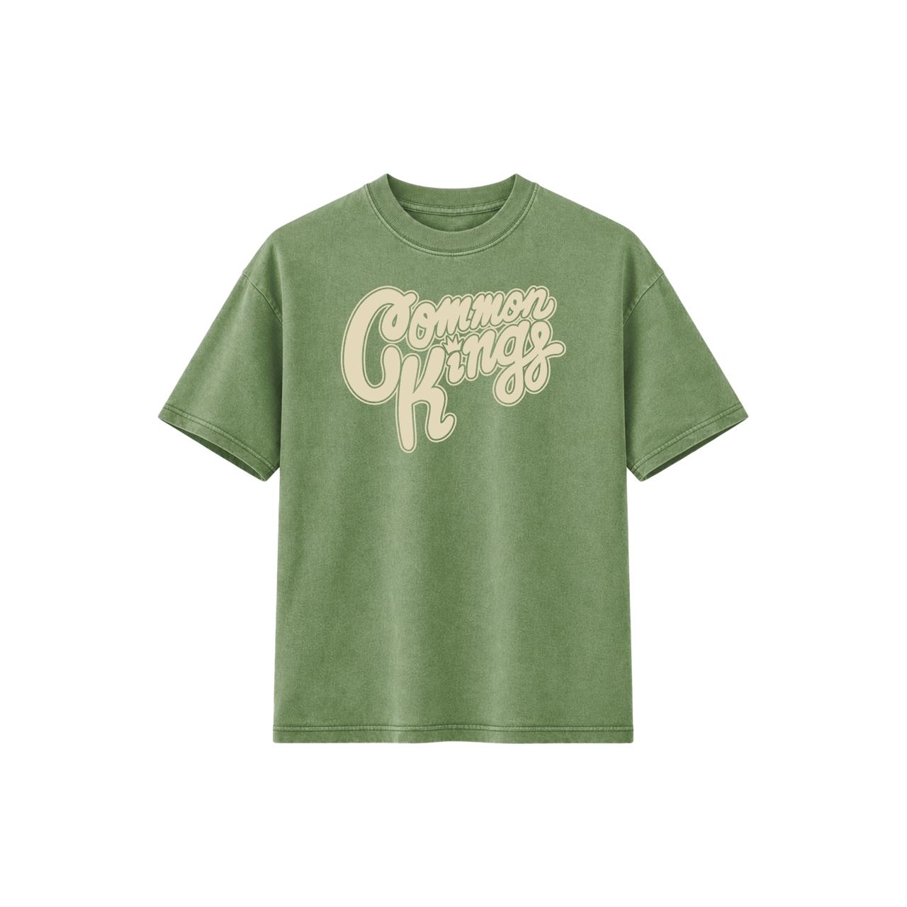 Cream Logo Tee - Cream Logo Tee - Sage / Bone