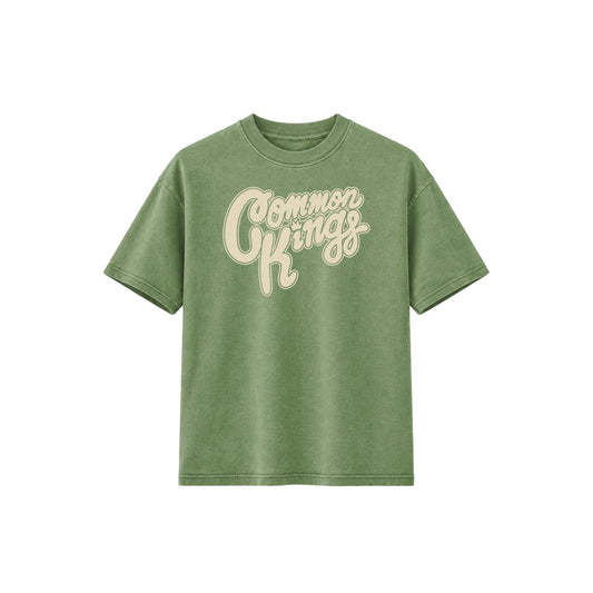 Cream Logo Tee - Cream Logo Tee - Sage / Bone