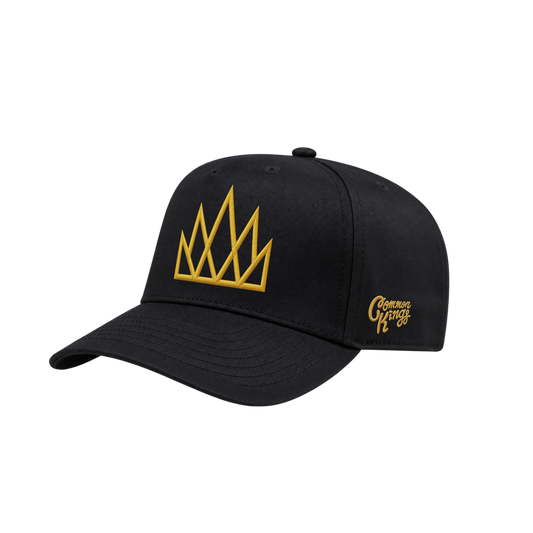 Crown Classic Hat – Blk & Gld