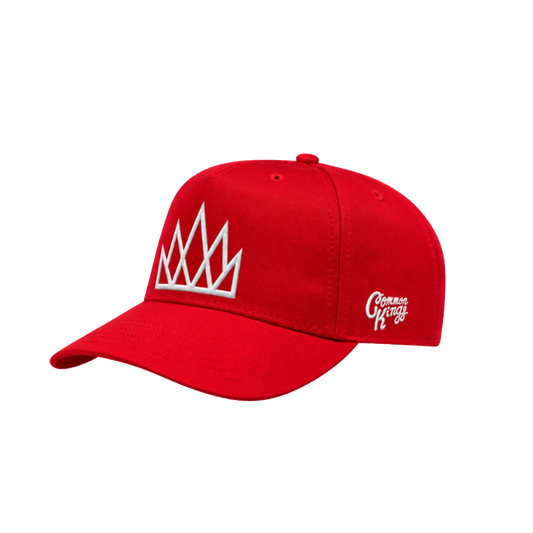 Crown Classic Hat – Red & White