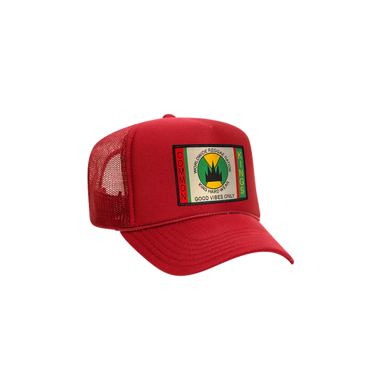 Good Vibes Only Trucker (Red)