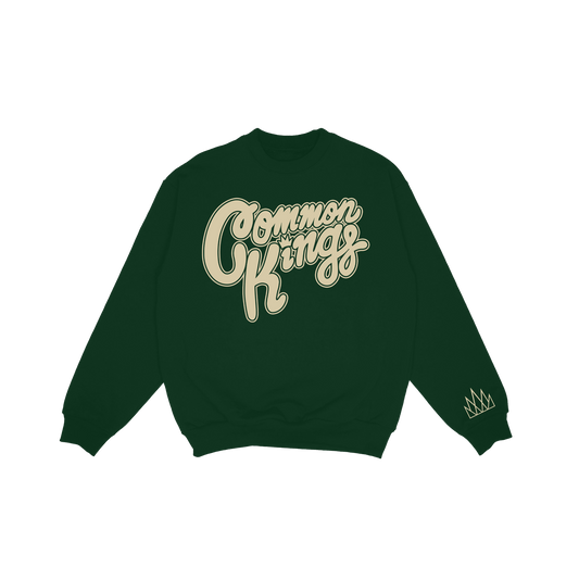 Cream Logo Sweatshirt - Green