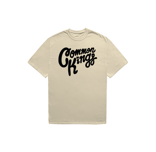 OG LOGO TEE - BONE/BLK