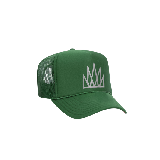 NEW!! Crown Trucker Hat (Green)