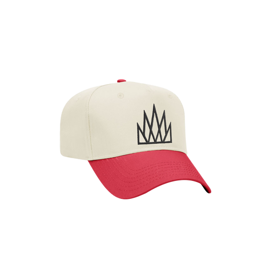 NEW!! The Crown Classic Cap - Red/Ntrl
