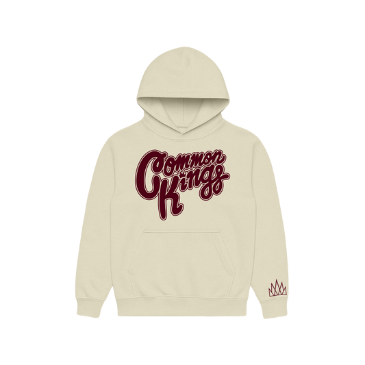 Cream Logo Hoodie - Strawberries & Cream