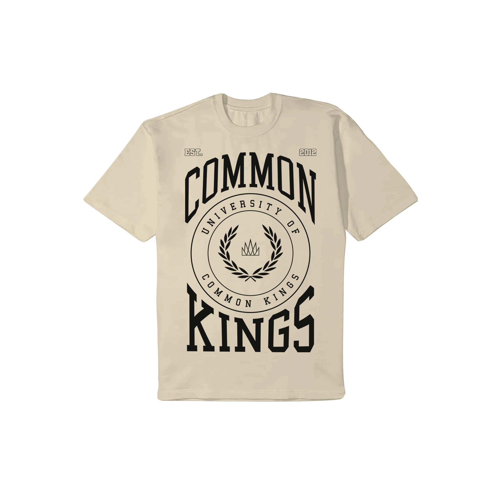 University Puff Tee - Cookies & Cream – Common Kings Merch