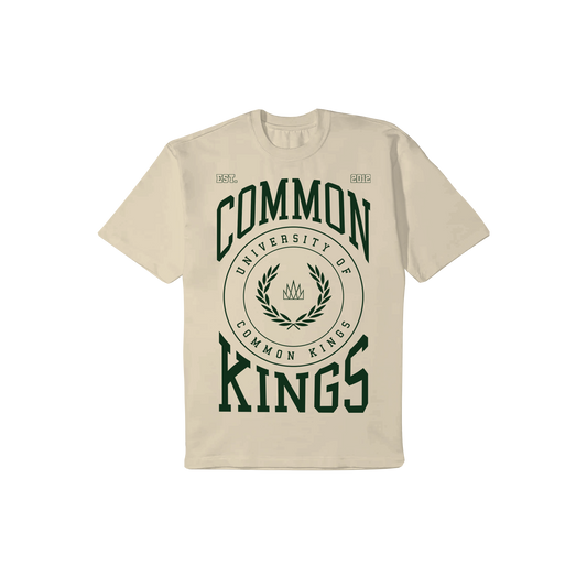 University Puff Tee - Matcha & Cream